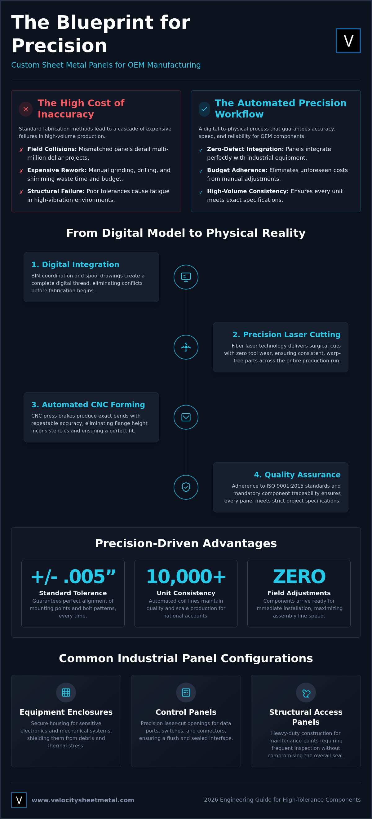 Custom Sheet Metal Panels for OEMs: 2026 Engineering Guide infographic